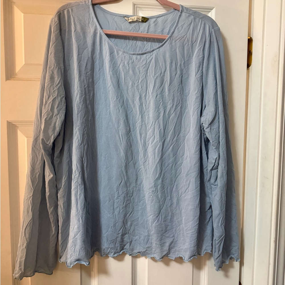 Chalet Sky Blue Women's Blouse